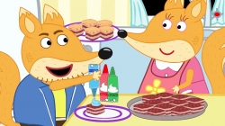 انیمیشن خانواده روباه مهربان قسمت 25